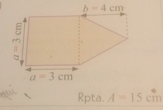 ai
Rpta. A=15cm °°