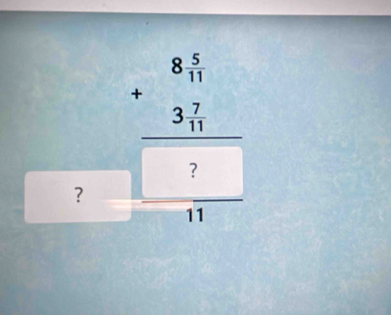 ? beginarrayr 8frac 5frac 1endarray □ 