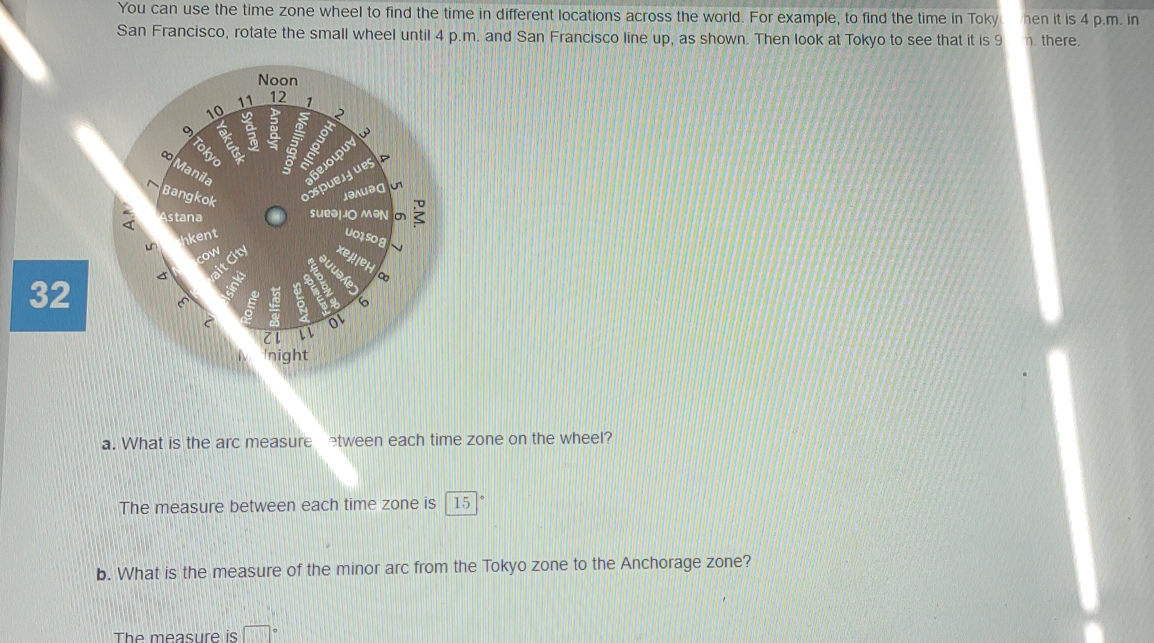 Solved: You can use the time zone wheel to find the time in different ...