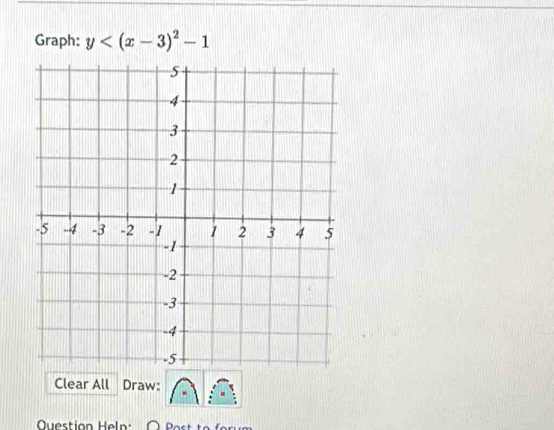 Graph: y
Clear All Draw: