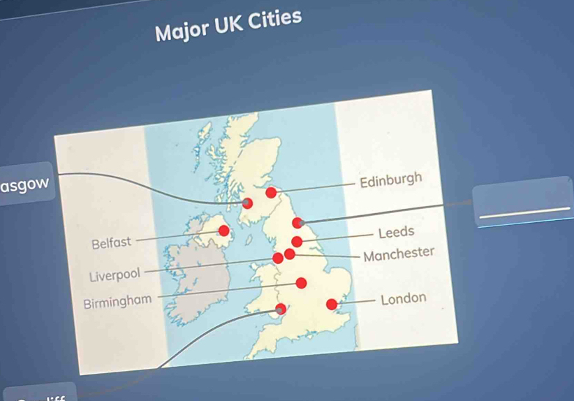 Major UK Cities 
asgow