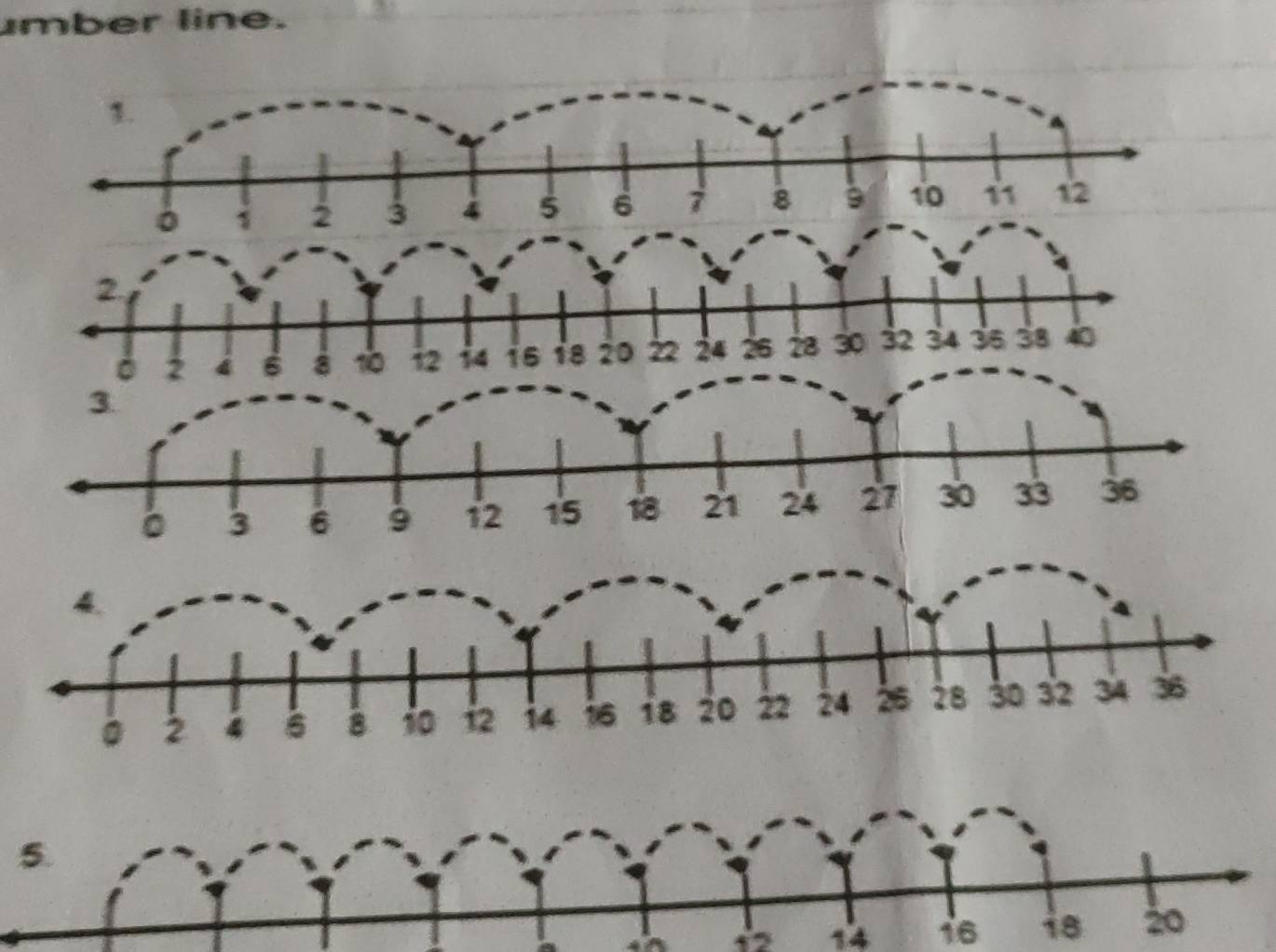 umber line. 
5.

14 16