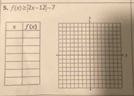 f(x)≥ |2x-12|-7