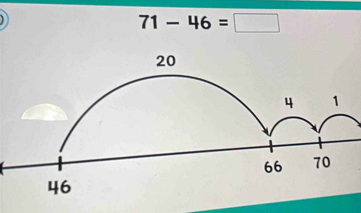 71-46=□