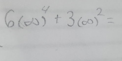 6(∈fty^4+3(∈fty )^2=