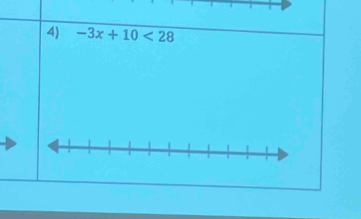 -3x+10<28</tex>