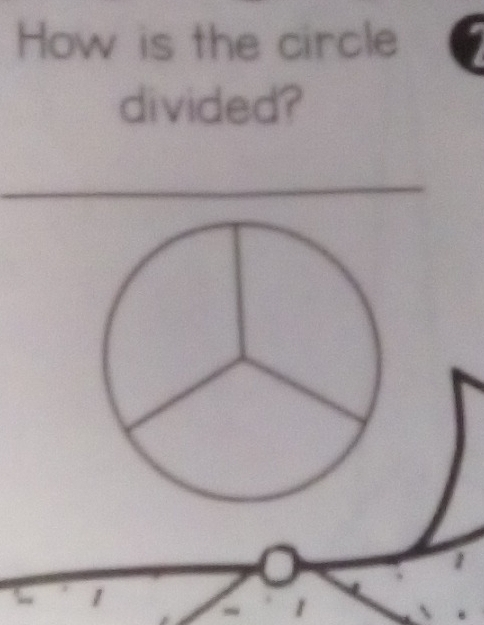 How is the circle 
divided?