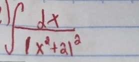 ∈t frac dx|x^2+2|^2