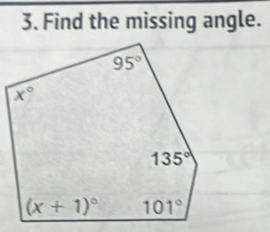 Find the missing angle.