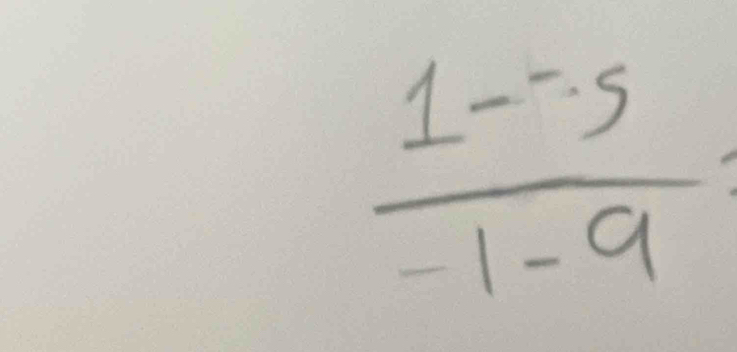 frac 1-^-5-1-9=