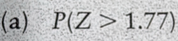 P(Z>1.77)