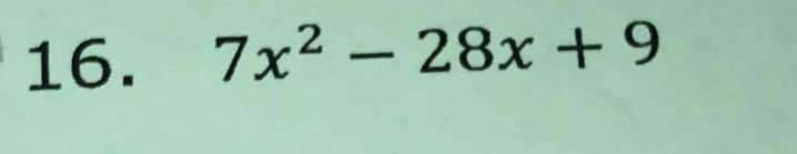 7x^2-28x+9