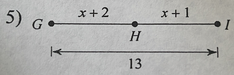 x+2
x+1
5) G
I
H
13