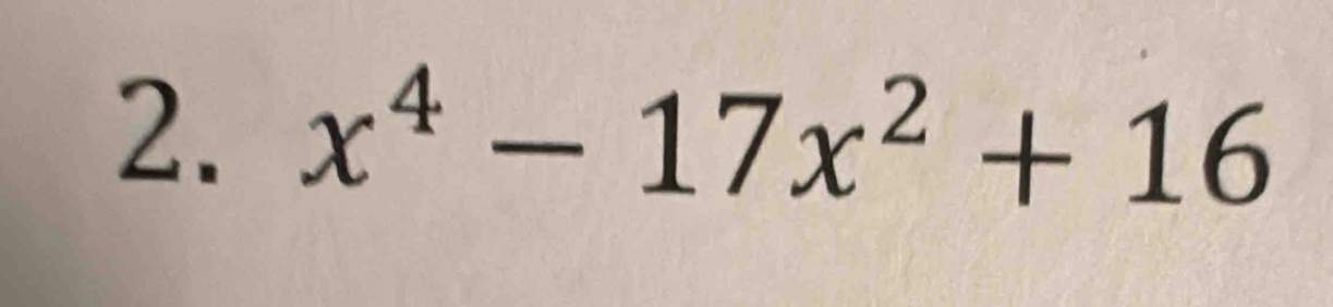 x^4-17x^2+16