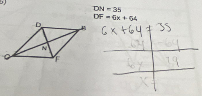 DN=35
DF=6x+64