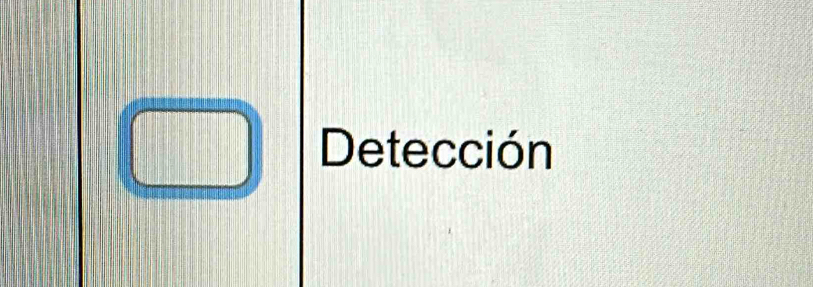 Detección