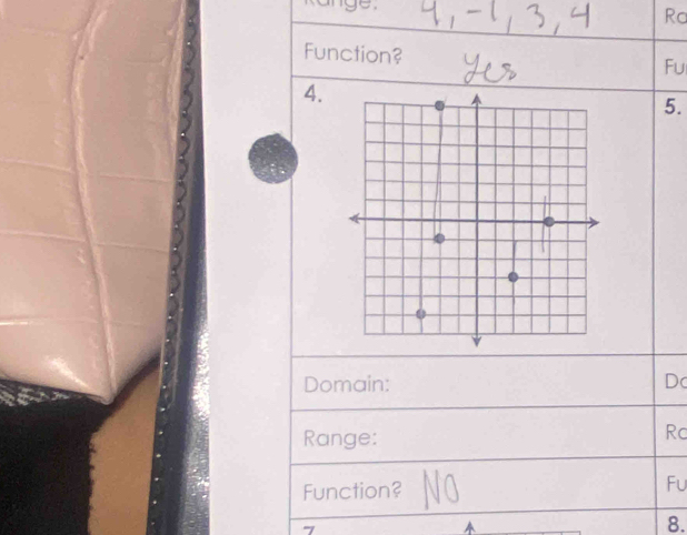 Rc 
Function? 
Fu 
4. 
5. 
Domain: Dc 
Range: 
Rc 
Function? Fu 
- 
8.