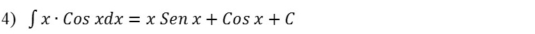 ∈t x· Cosxdx=xSenx+Cosx+C