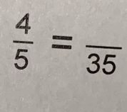  4/5 =frac 35