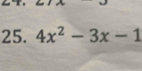 4x^2-3x-1