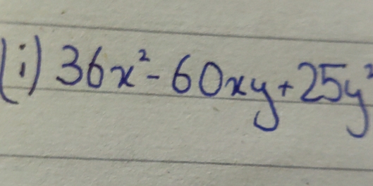 36x^2-60xy+25y^2