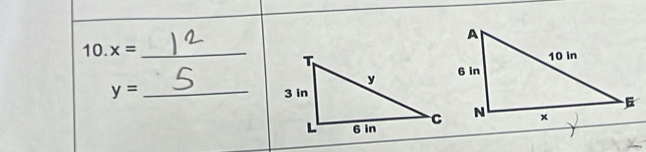 10.x=
y= _