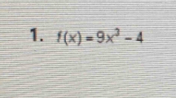 f(x)=9x^3-4