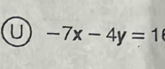 -7x-4y=1