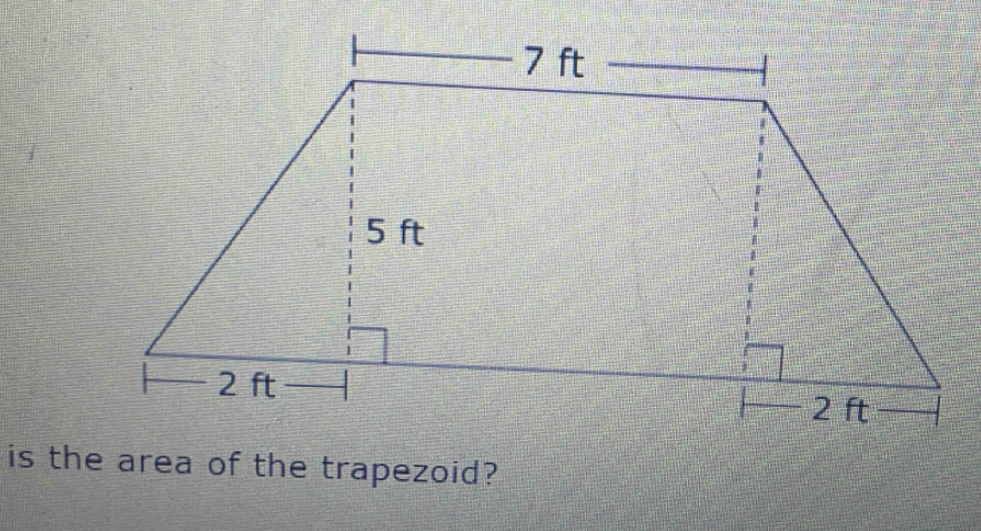 is the area of the trapezoid?