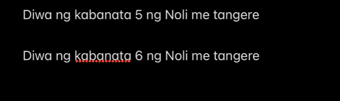 Diwa ng kabanata 5 ng Noli me tangere 
Diwa ng kabanata 6 ng Noli me tangere