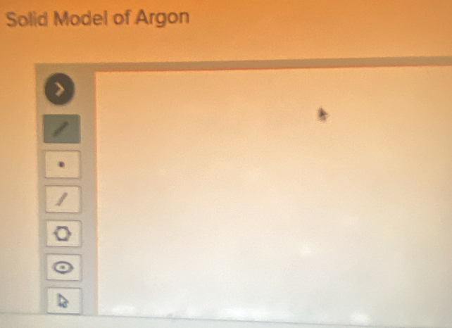 Solid Model of Argon 
>