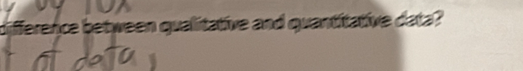 difference between qualitative and quantitative data?