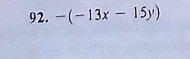 -(-13x-15y)