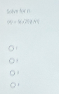 Solve for n
60=9(75)(80)
7