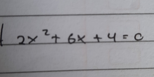 2x^2+6x+4=0