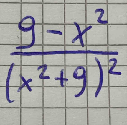 frac 9-x^2(x^2+9)^2