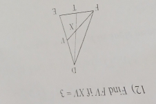 Find FV if XV=3