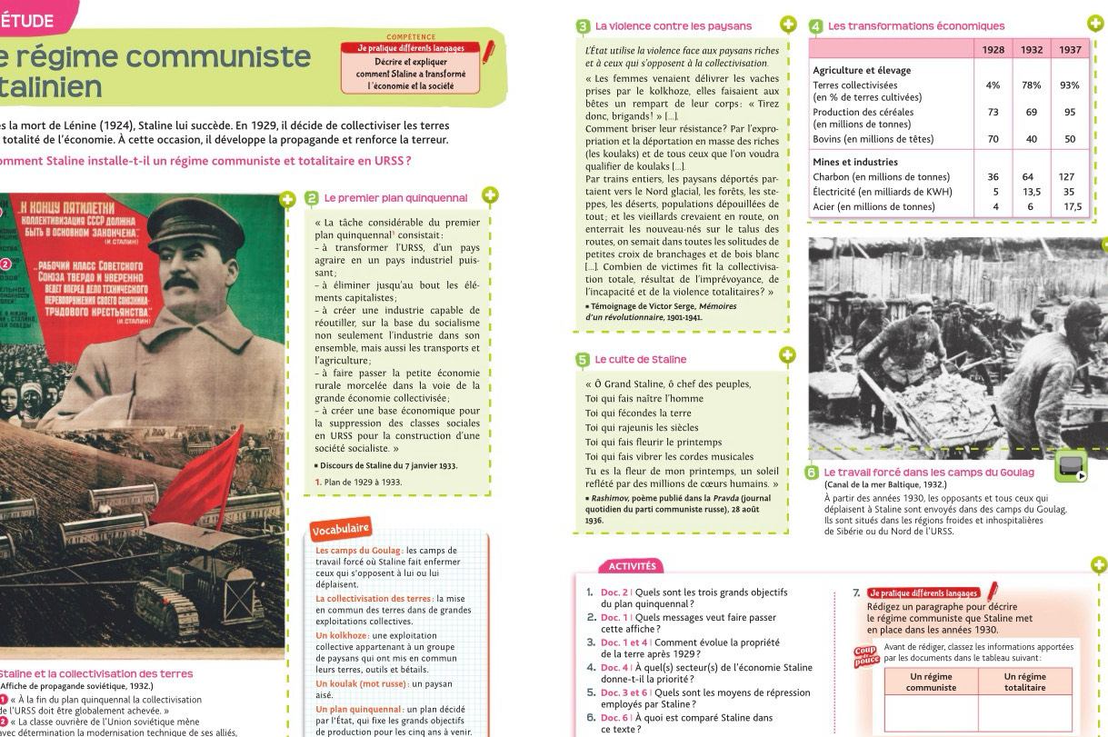 Résolu :ÉTUDE 3 La violence contre les paysans 2 Les transformations ...