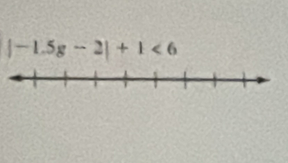 |-1.5g-2|+1<6</tex>