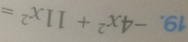 -4x^2+11x^2=