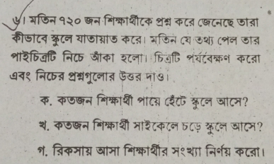 ५। मजिन १२० छन मि्कारशीटक थश्र क८् (खटन८श जात्ा
कीजाटन करुटन याजग्राज कटत। यजिन (यऊशा (शल जात
शाशफिजिपि निट जका श्टला। फिजपि शघटवकन कटता
७न१ निटन थश््रटनाऩ ऊखत पो७।
क. कछ्न निक्ाथीं शाटय (ईैट करूटन जाटन?
थ. कजखन निक्काशी माइटकटन ८फ़ कूटल जाटन?
न. विकमाब जामा भि्काथीत म१था निर्भय कटता।