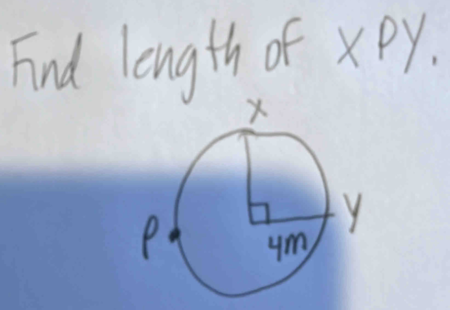 Find length of xpy.