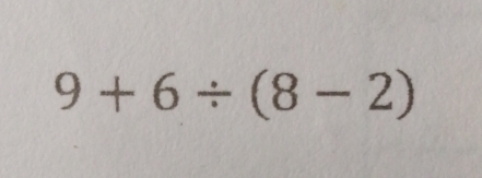 9+6/ (8-2)