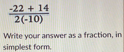 Write your answer as a fraction, in
simplest form.