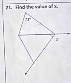 Find the value of x.