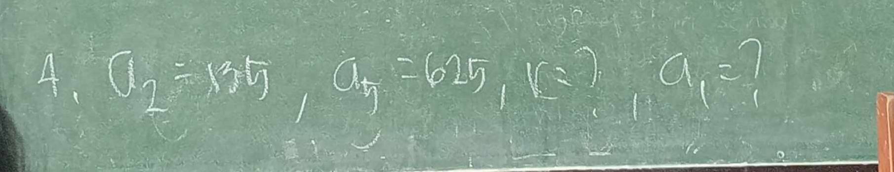 A、 a_2=135, a_5=625, c=?, a_1= 1