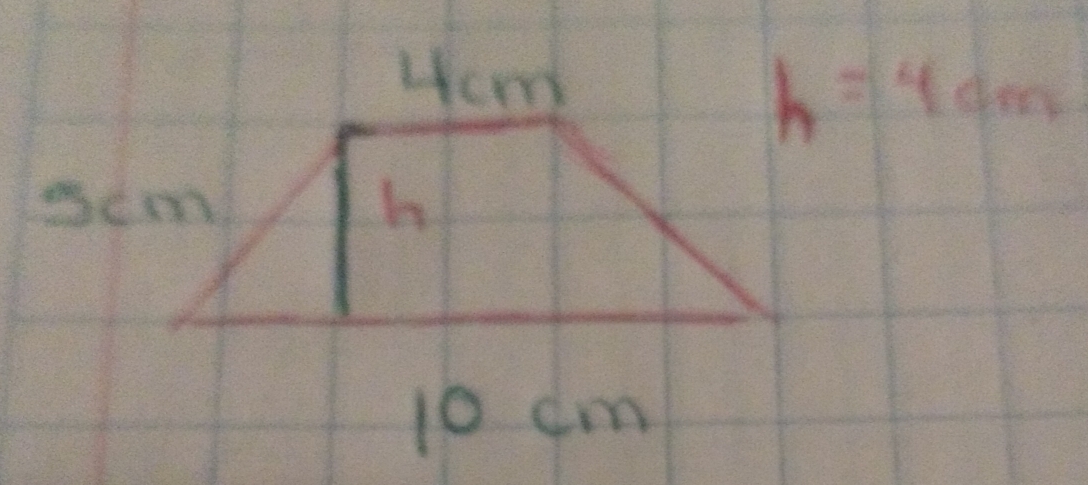 h=4cm
10 cm