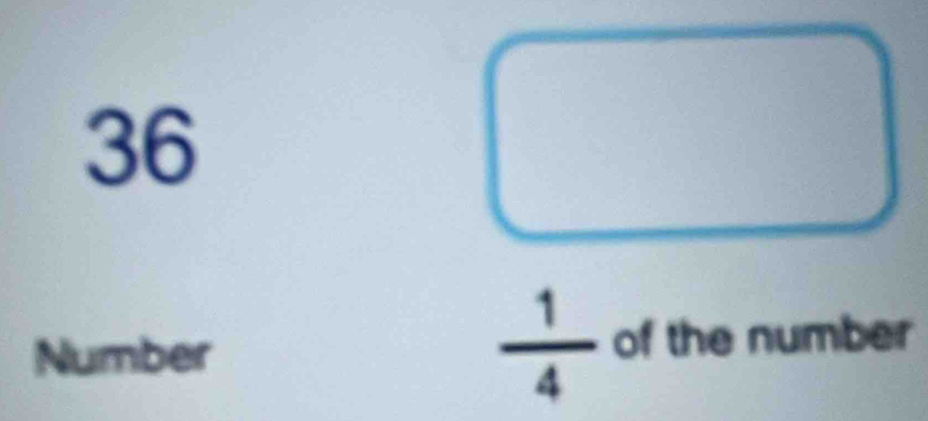 36 
□  5/4  
^circ  
...
 1/4 
Number of the number