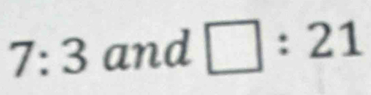 3 and □ :21.