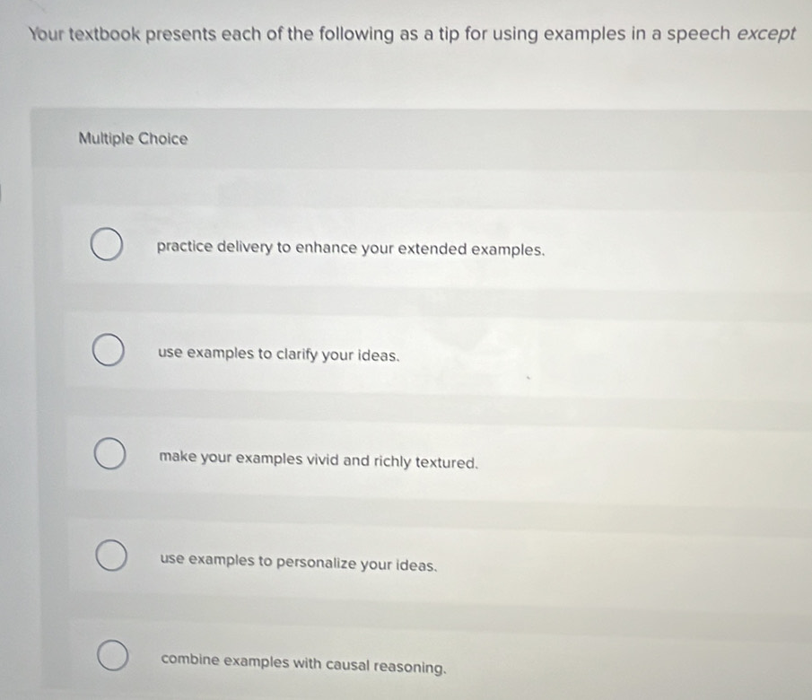 Solved: Your textbook presents each of the following as a tip for using ...